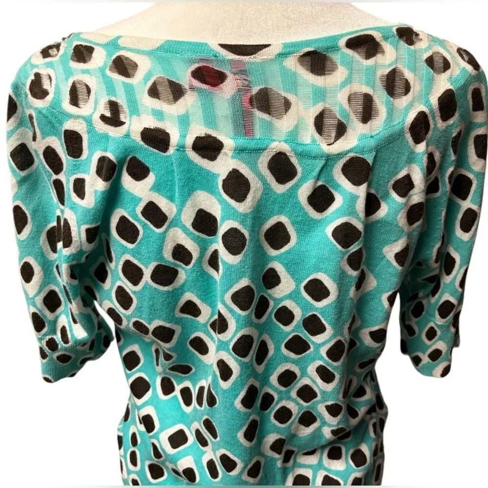 Charlotte Tarantola abstract dotted cardigan